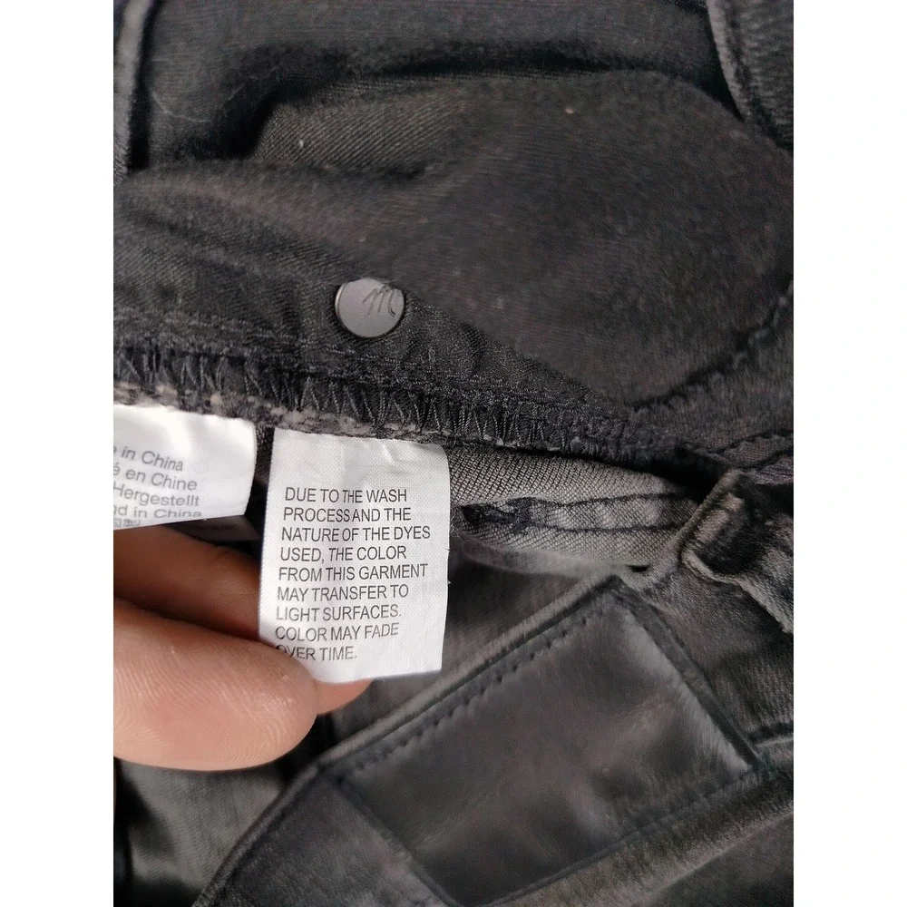 Madewell‎ 9 Inch Skinny Jeans Womens 26P Gray Mid Rise Distressed Raw Hem Ankle